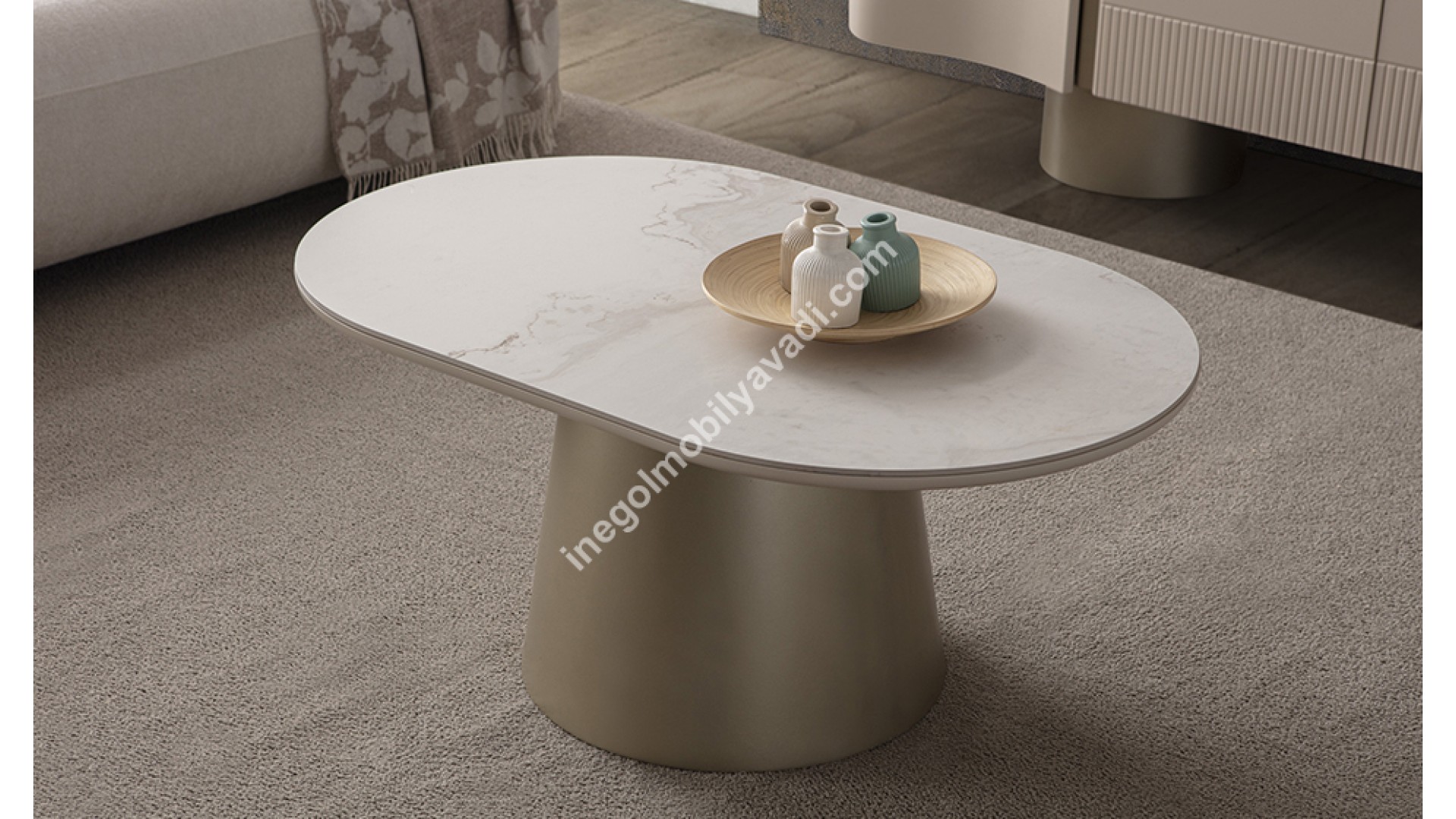 Defne Sermaik Orta Sehpa Defne Sermaik Orta Sehpa